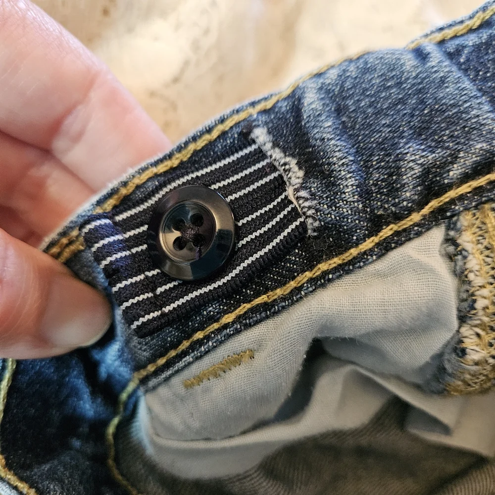 Osh Kosh B'gosh Blue Jeans Carpenter Style Pants Size 5 - Picture 10 of 12